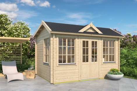 Compact and chic garden room Clockhouse OXFORD 44 | 4.4 x 3.4 m (14'5'' x 11'2'') 44 mm